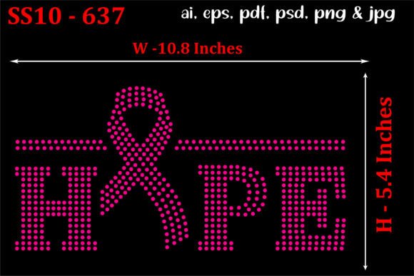 Breast Cancer Hope Design: A Sparkling Symbol for Your Creations