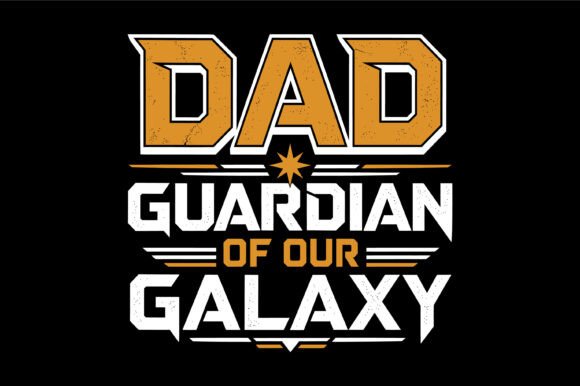 Dad Guardian Galaxy Style: A Sci-Fi Font for Stellar Designs
