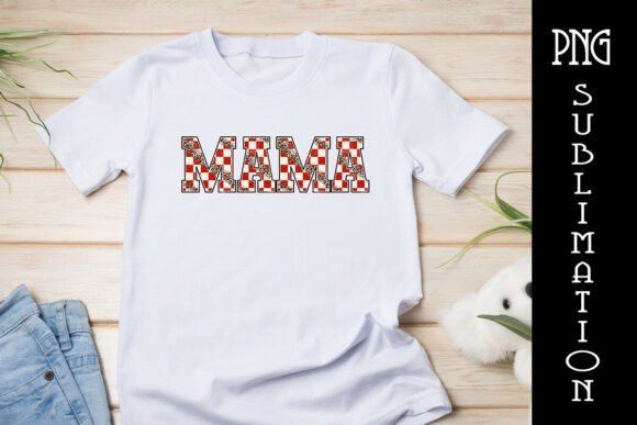 Mama Sports Design: Leopard Checkered Png for Bold Creations