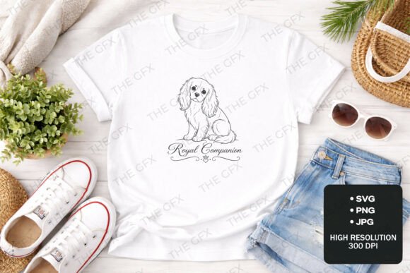 Royal Companion: A Design for Cavalier King Charles Spaniel Fans