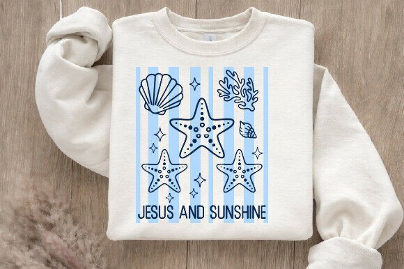 Sun, Sand, and Faith: The Ultimate Christian Summer Beach T-Shirt Design