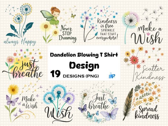 The Dandelion Blowing T Shirt Design: A Breath of Fresh Air for Your Brand