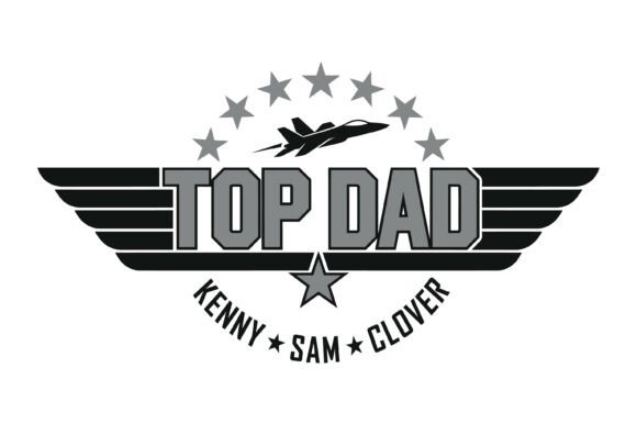 The Sky's the Limit: Harnessing Top Dad Pilot Typography Design