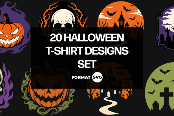 Unlock Spooky Creativity with the 20 Halloween SVG Design Bundle